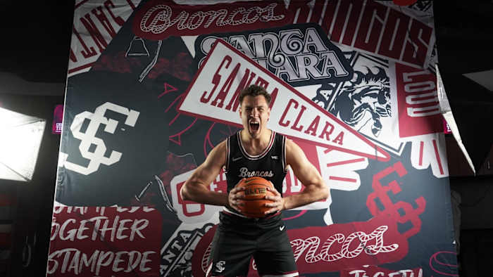 Former Virginia Cavaliers men's basketball center Francisco Caffaro announces his transfer commitment to Santa Clara.